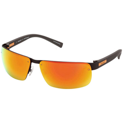 Timberland Men's Sunglasses - Grey Rectangular Frame Polarized Lens | TB9236 6520D ,