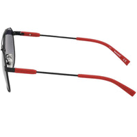 Timberland Men's Sunglasses - Matte Black Metal Frame Smoke Grey Lens | TB9210 5702D ,