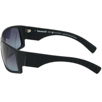 Timberland Men's Sunglasses - Matte Black Plastic Frame Smoke Lens | TB9215 6802D ,