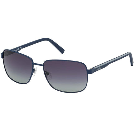 Timberland Men's Sunglasses - Matte Blue Metal Frame Polarized Lens | TB9196 5891D ,