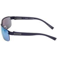 Timberland Men's Sunglasses - Matte Blue Metal Frame Polarized Lens | TB9236 6591D ,