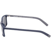 Timberland Men's Sunglasses - Matte Blue Plastic Frame Smoke Lens | TB9222 5691D ,