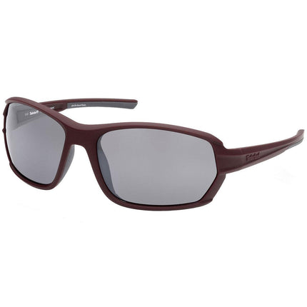 Timberland Men's Sunglasses - Matte Red Plastic Frame Polarized Lens | TB9245 6667D ,