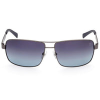 Timberland Men's Sunglasses - Shiny Dark Gunmetal Metal Frame Polarized | TB9225 08D ,