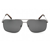 Timberland Men's Sunglasses - Shiny Dark Nickeltin Metal Aviator Frame | TB9292 06D ,