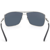 Timberland Men's Sunglasses - Shiny Light Nickeltin Metal Aviator Frame | TB9258 10D ,