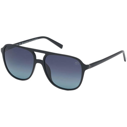 Timberland Men's Sunglasses - Smoke Polarized Lens Pilot Shape Frame | TB9190 5801D ,