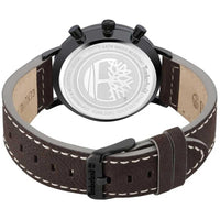 Timberland Men's Watch - Dual Time and Date Silver Dial Leather Strap | TDWGF2091502 ,
