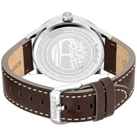 Timberland Men's Watch - SS Case Black and White Dial Leather Strap | TDWGB2090301 ,