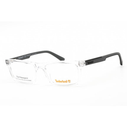 Timberland Unisex Eyeglasses - Full Rim Crystal Plastic Rectangular Frame | TB1720 026 ,