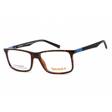 Timberland Unisex Eyeglasses - Havana/Other Plastic Rectangular Frame | TB1650 056 ,