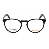 Timberland Unisex Eyeglasses - Matte Black Plastic Round Shape Frame | TB1681 002 ,