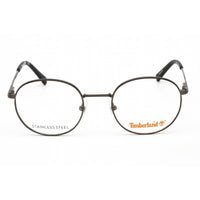 Timberland Unisex Eyeglasses - Shiny Gunmetal Round Metal Full-Rim Frame | TB1606 008 ,
