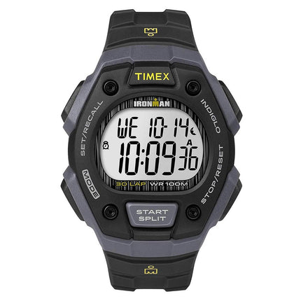 Timex Chronograph Watch - Men's Ironman Classic 30 Black Strap | TW5M09500JV ,