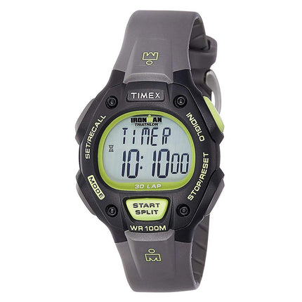 Timex Chronograph Watch - Men's Ironman Classic 30 Grey Strap | T5K692JV ,