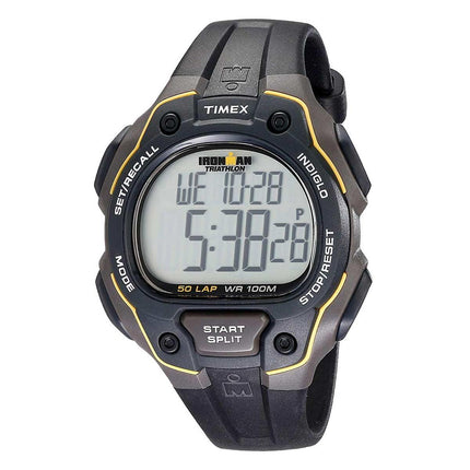 Timex Chronograph Watch - Men's Ironman Classic 50 Black Strap | T5K494JV ,