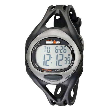 Timex Chronograph Watch - Men's Ironman Sleek 50 Black Strap | T54281JV ,