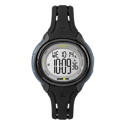 Timex Chronograph Watch - Women's Ironman Sleek 50 Black Strap | TW5M13700JV ,