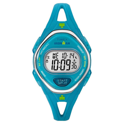 Timex Chronograph Watch - Women's Ironman Sleek 50 Blue Strap | TW5M13500JV ,