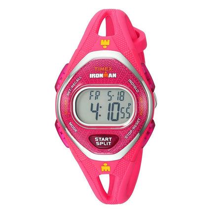 Timex Chronograph Watch - Women's Ironman Sleek 50 Pink Strap | TW5M10700JV ,
