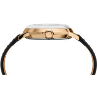 Timex Men's Automatic Watch - Marlin Black Dial Leather Strap | TW2T22800ZV ,