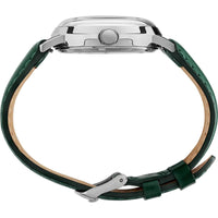 Timex Men's Automatic Watch - Marlin Green Dial Leather Strap | TW2U11900ZV ,