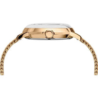 Timex Men's Automatic Watch - Marlin Silver Dial Yellow Gold Bracelet | TW2T34600ZV ,