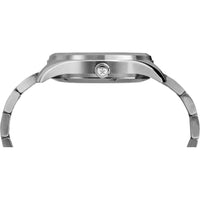 Timex Men's Automatic Watch - Waterbury White Dial Silver Bracelet | TW2T69700VQ ,