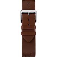 Timex Men's Chrono Watch - Fairfield Supernova Grey Dial Leather Strap | TW2R80000 ,