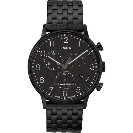 Timex Men's Chrono Watch - Waterbury Classic Stainless Steel Bracelet | TW2R72200 ,