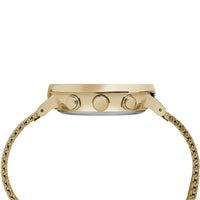 Timex Men's Chronograph Watch - Fairfield Yellow Gold Mesh Bracelet | TW2R27200VQ ,