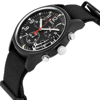 Timex Men's Chronograph Watch - MK1 Black Dial Black Nylon Strap | TW2R67700VQ ,