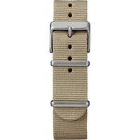 Timex Men's Chronograph Watch - MK1 Black Dial Tan Nylon Strap | TW2T10700 ,