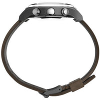 Timex Men's Chronograph Watch - MK1 Blue Dial Brown Strap | TW2T68000VQ ,