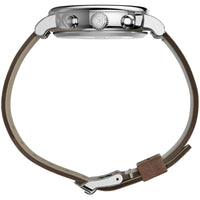 Timex Men's Chronograph Watch - Standard Blue Dial Tan Leather Strap | TW2T68900VQ ,