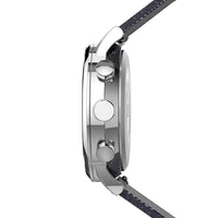 Timex Men's Chronograph Watch - Waterbury Blue Dial Leather Strap | TW2T71300VQ ,