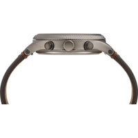 Timex Men's Quartz Watch - Allied Grey Dial Brown Leather Strap | TW2T33300VQ ,