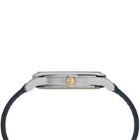 Timex Men's Quartz Watch - American Documents Grey Dial Leather Strap | TW2R82800US ,