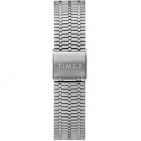 Timex Men's Quartz Watch - Q Timex Blue Dial Silver Steel Bracelet | TW2T80700ZV ,