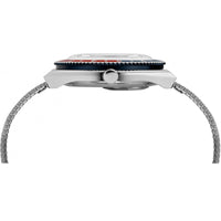 Timex Men's Quartz Watch - Q Timex White Dial Stainless Steel Bracelet | TW2U61200ZV ,