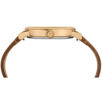 Timex Men's Quartz Watch - Standard Blue Dial Brown Leather Strap | TW2T20000VQ ,