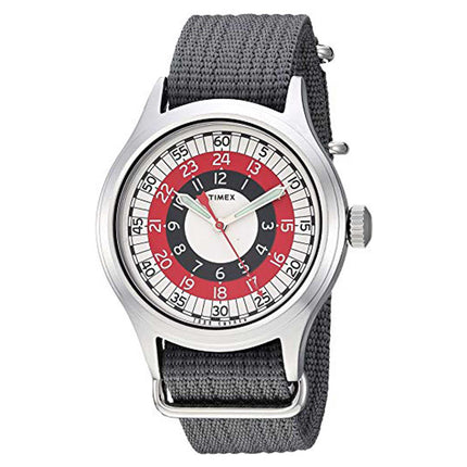 Timex Men's Quartz Watch - Todd Snyder Grey Fabric Adjustable Strap | TW4B05700JR ,