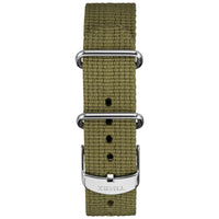Timex Men's Quartz Watch - Todd Snyder Military Black Dial Green Strap | TW4B05800JR ,