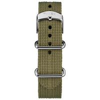 Timex Men's Quartz Watch - Todd Snyder Military Cream Dial Green Strap | TW2R78800JR ,