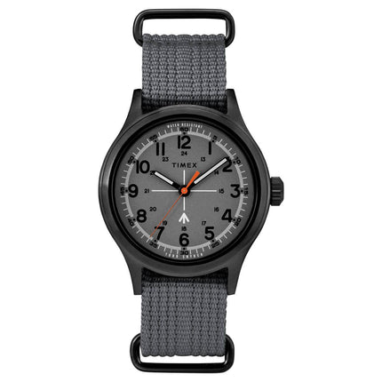 Timex Men's Quartz Watch - Todd Snyder Military Grey Dial Nylon Strap | TW2R78700JR ,