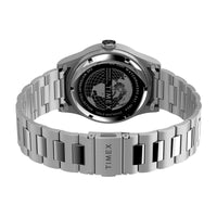 Timex Men's Quartz Watch - Waterbury Black and Silver Dial Bracelet | TW2U99300VQ ,