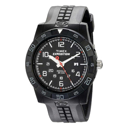 Timex Men's Strap Watch - Expedition Quartz Black Dial Black Resin | T49831JV ,