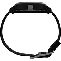 Timex Men's Watch - Camper X Stranger Things Fabric Strap Black Dial | TW2V50800YB ,