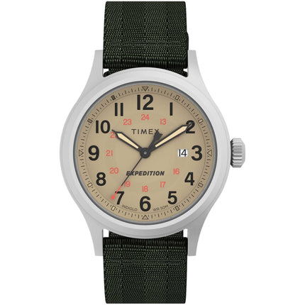 Timex Men's Watch - Expedition North Sierra Date Display Green Strap | TW2V65800JR ,