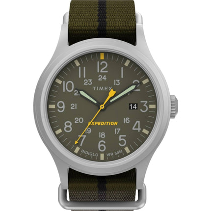 Timex Men's Watch - Expedition North Sierra Green Dial Fabric Strap | TW2V07700VQ ,